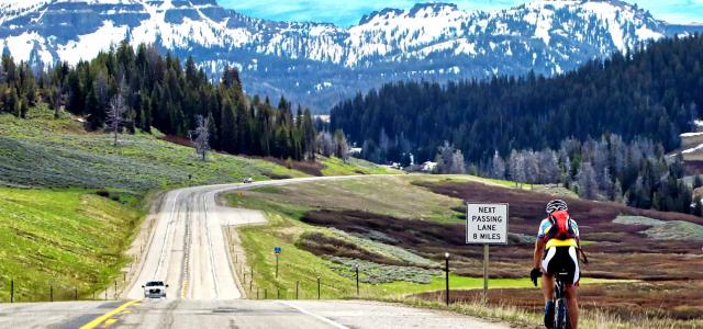 Biking Through Wyoming on Highway 287